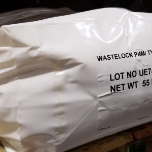 Bag of Waste Lock PAM on crate