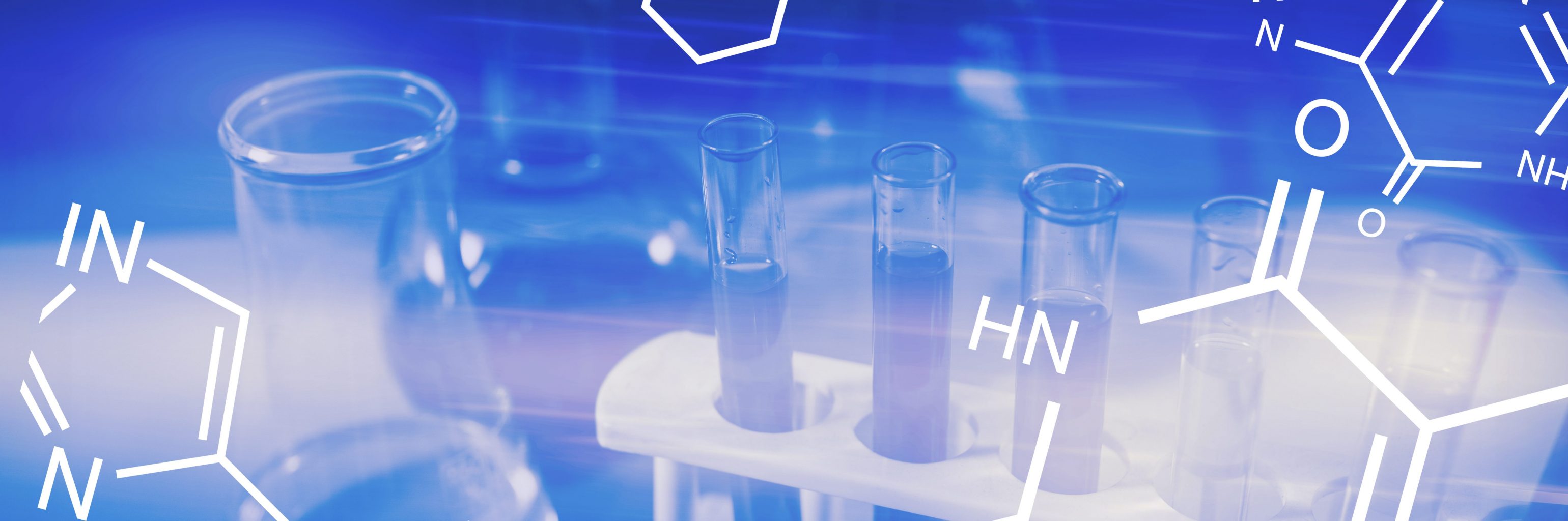 Abstract Beakers and chemical compounds