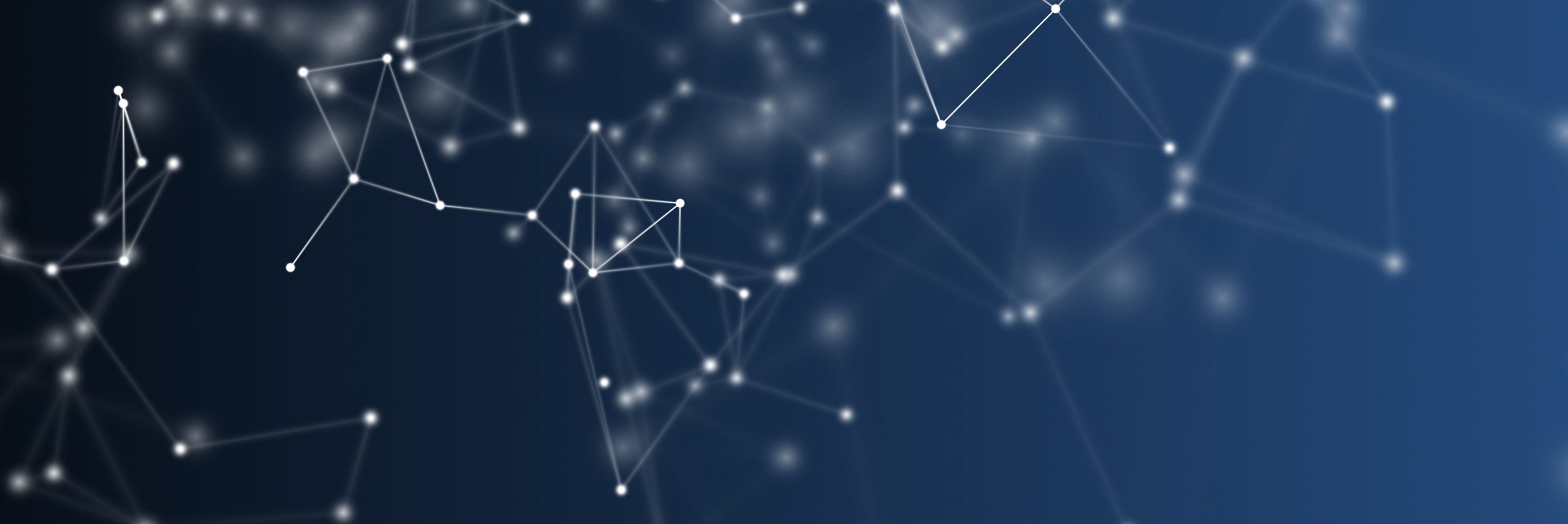 Abstract image of molecules