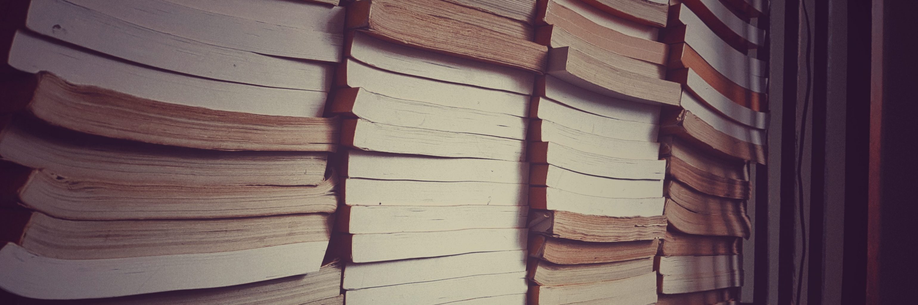 Bookshelf filled with books